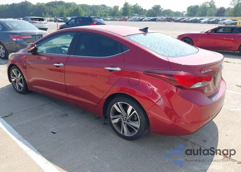 2016 Hyundai Elantra Limited из США, поврежденный, VIN 5NPDH4AE3GH773926